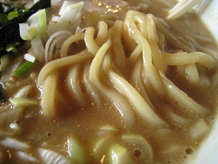03あしょろ　濃厚みそラーメン　麺