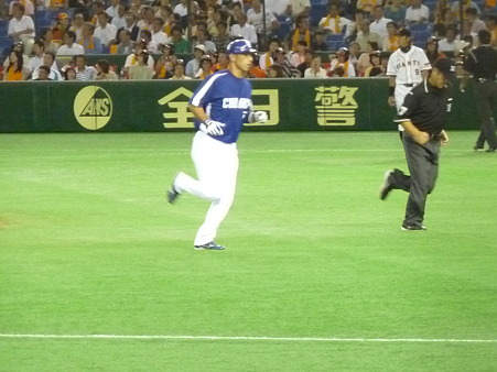 ベンちゃんの勝ち越しホームラン!^^