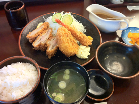 とんかつ さんか A定食