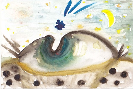 大地の瞳イラスト