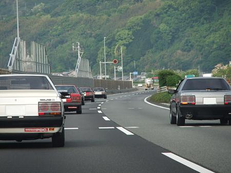 DR30の隊列。夢のよう。。。