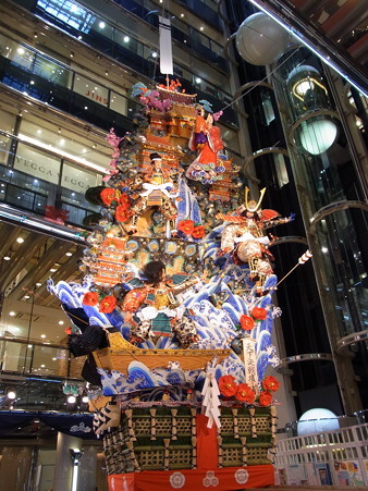 24 博多祇園山笠 飾り山 ソラリア 天下決戦壇ノ浦(てんかのけっせんだんのうら)2012年 写真画像