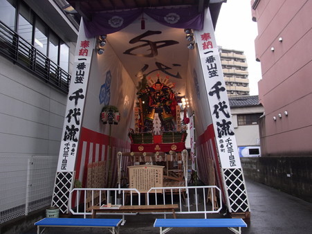 32 博多祇園山笠 千代流 舁き山 織田信長 天翔覇王夢(あまかけるはおうのゆめ)2012年 写真画像