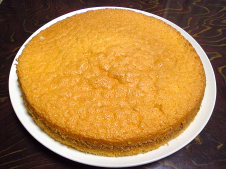 初挑戦!スポンジケーキ