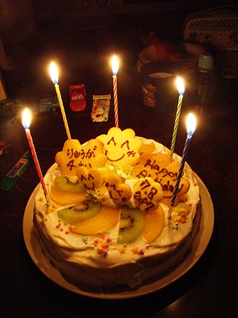 2011-7-7 ryu*ryuのバースディケーキ