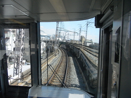 大阪環状線の車窓(弁天町→天王寺)1