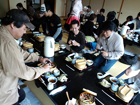 猪苗代町で昼食