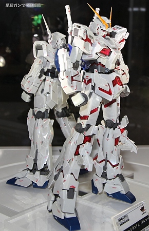 GFF MC ユニコーンガンダム メタルコートの彩色サンプルの展示4