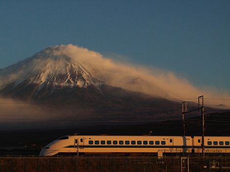 富士山と３００系
