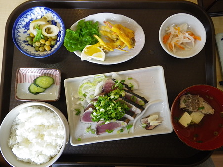 かつおタタキ定食