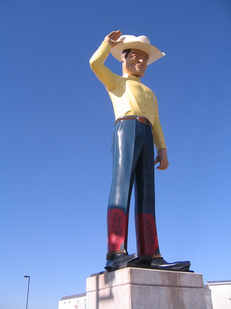 Country Barn Steakhouse - Cowboy Statue 1749